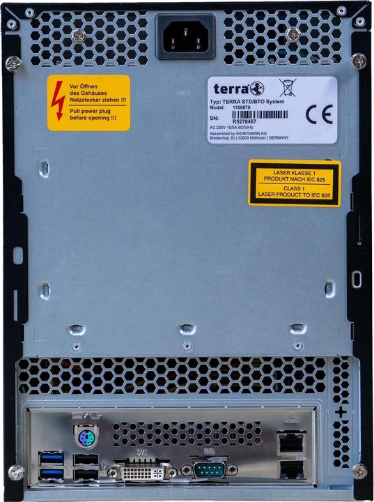Produktbild Terra PC/WS Server Intel G3220 / 16GB DDR / 4x 2TB HDD