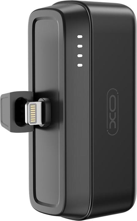Produktbild xO Powerbank mini PR244 20W 5000 mAh mit Lightning-Anschluss schwarz (5000 mAh, 20 W)