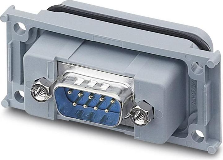 Actual product image Phoenix Contact 9 way male IP67 to IP20 Dsub panel conn