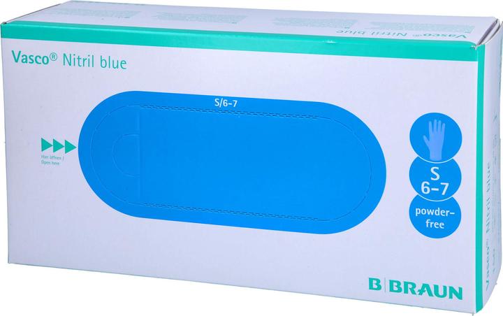 Actual product image B.Braun Nitrile blue (S)