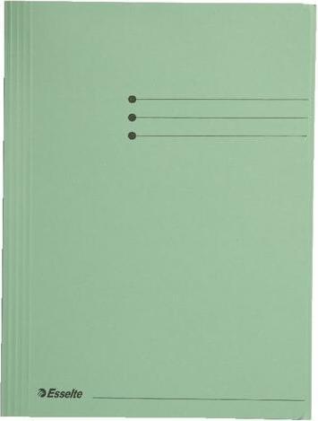 Produktbild Esselte Dreiflügelmappe 1033308 Folio Karton 240 mm x 318 mm Grün (A4, 1 x)