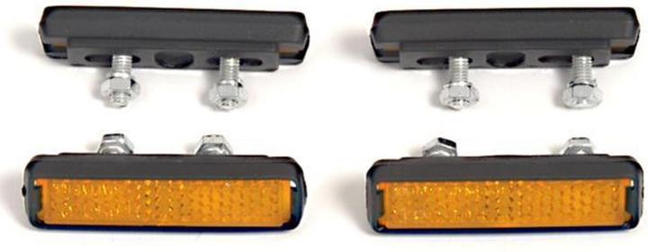Vitelli Pedalreflektoren gelb 4-er Set
