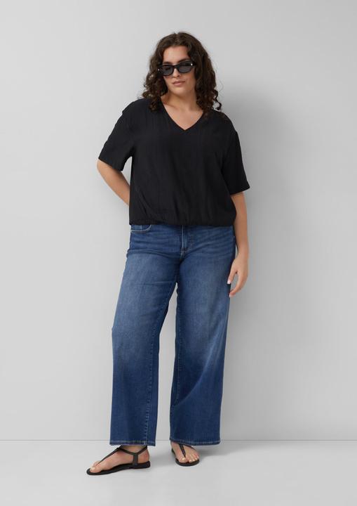 Produktbild s.Oliver Strukturierte Bluse im O-Shape (54)