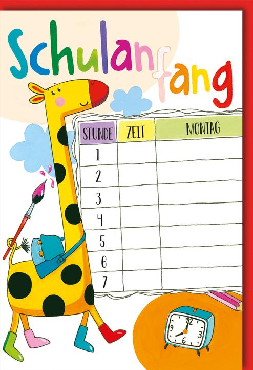 Actual product image Braun + Company Back to school card PK 299