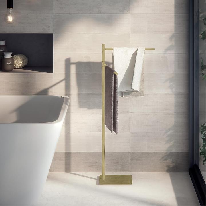 Produktbild GCS TRILLY TOWEL STAND 14X34X83.3 BR GOLD
