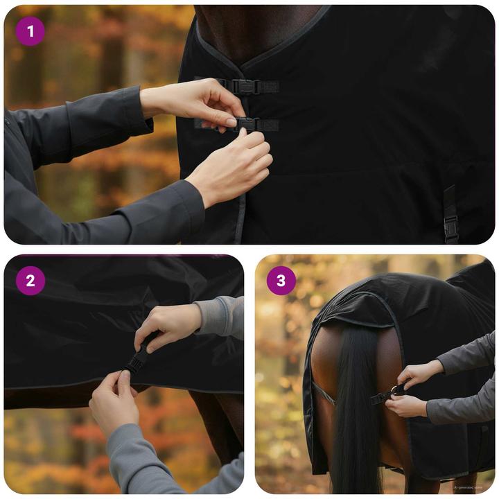 Produktbild vidaXL Pferdedecke (105 cm)