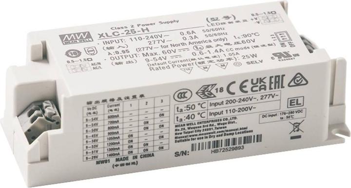 Actual product image Mean Well LED-Treiber