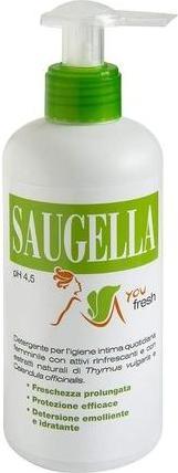 Actual product image Saugella Youfresh Intimate Cleanser for Women Who Spend Many Hours Outside Home 200ml (200 ml, Intimate washing lotion)