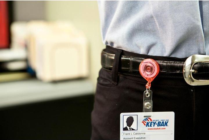 Actual product image Rieffel Badge holder