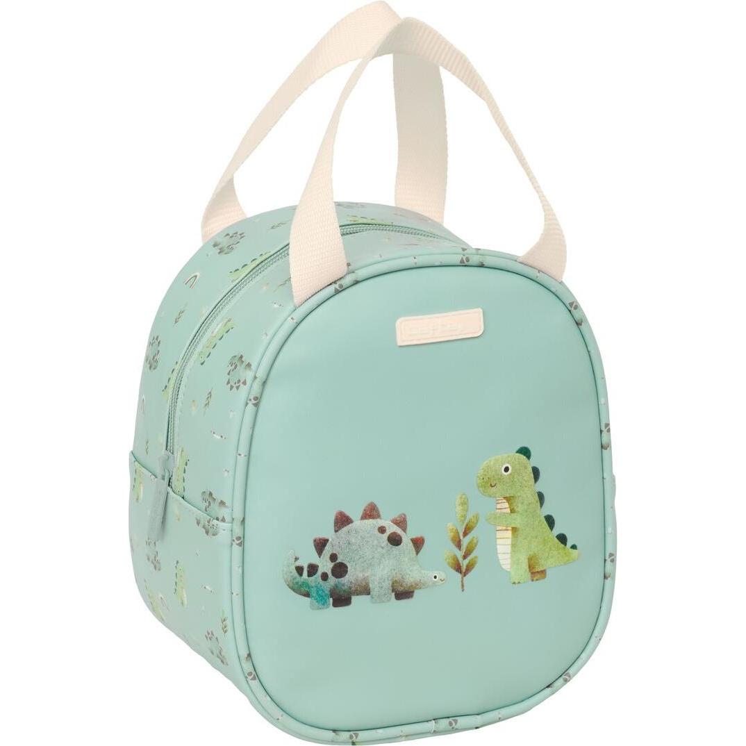 Safta Thermo-Vesperbox Dinos grün, Portapranzo, Verde