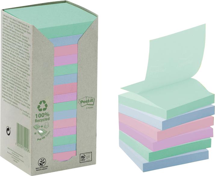 Produktbild Post-it Recycling Z-Notes (76 x 76 mm)
