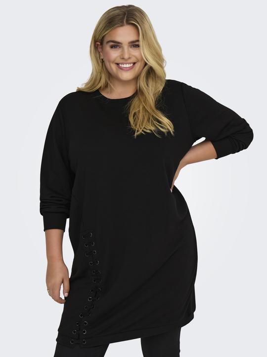 Produktbild Only Curvy einfarbiges Kleid mit langen Ärmeln (L)