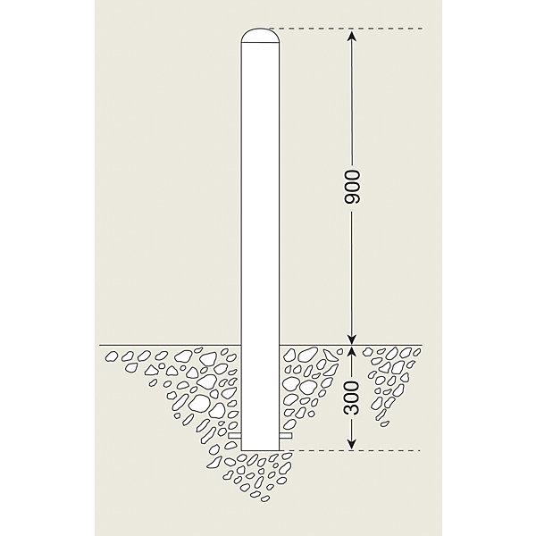 Produktbild kaiserkraft Edelstahlpoller