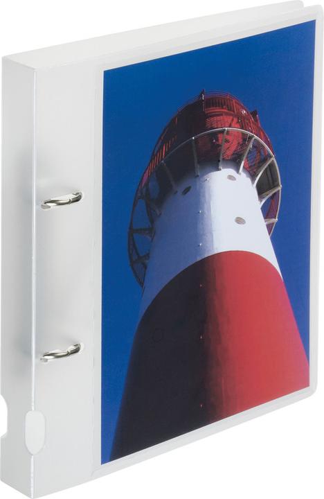 Actual product image Kolma Ring binder Vario A5 2 rings filling height 2 cm colourless (A5, 20 mm, 1 Piece)