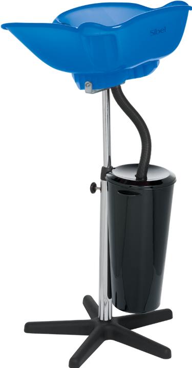 Actual product image Sibel Compact portable sink blue transparent