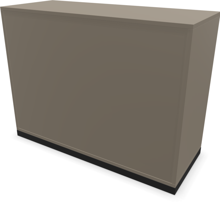 Image du produit Narbutas Choice Armoire à portes coulissantes (100 x 40 x 76 cm)
