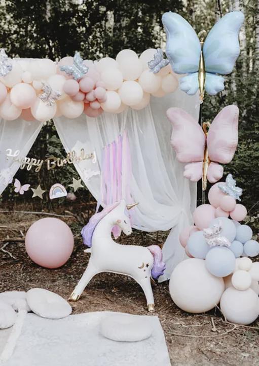 Produktbild Partydeco HAPPY BIRTHDAY Folienballon Set Girlande rosé gold (1 x)