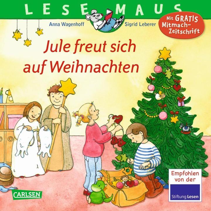 Produktbild LESEMAUS 161: Jule freut sich auf Weihnachten (Deutsch, Anna Wagenhoff, 2018)