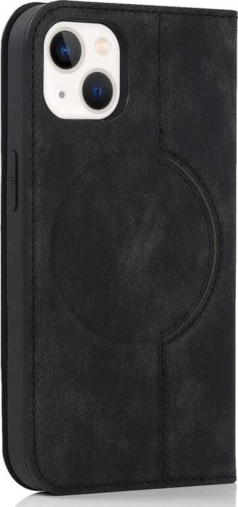 Actual product image Cover-Discount iPhone 15 - MagSafe Flip Case RFID black (Apple iPhone 15)
