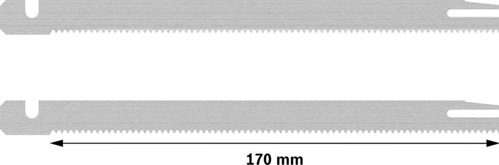 Actual product image Bosch Professional Zubehör PRO Foam saw blade, 130 mm, 2-piece.