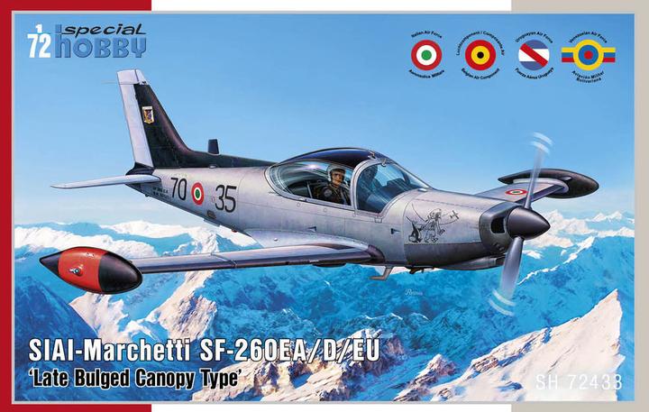Image du produit Special Hobby SIAI-Marchetti SF-260EA/D/EU Type de canopée à bulbe tardif