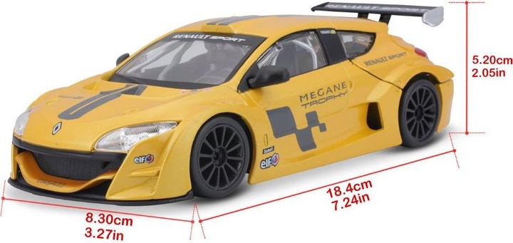 Produktbild Bburago Renault Megane Trophy
