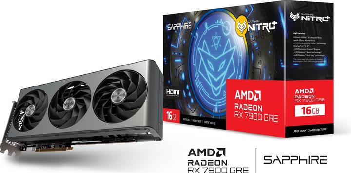 Immagine prodotto Sapphire Radeon RX 7900 GRE Gaming Nitro+OC (16 GB)