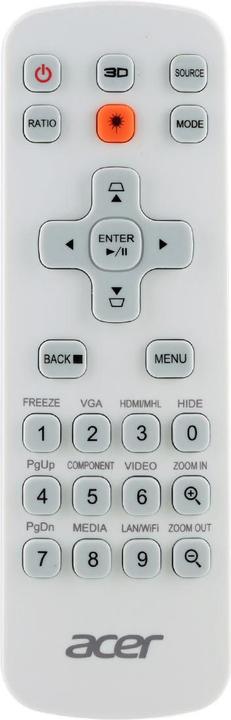 Produktbild Acer Original Fernbedienung MC.JMV11.007, MC.JMV11.F07, J-25030 (Fernbedienung)