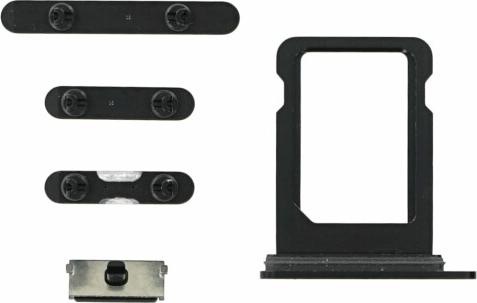 Produktbild OEM Button Set für iPhone 12 mini schwarz (iPhone 12 Mini)