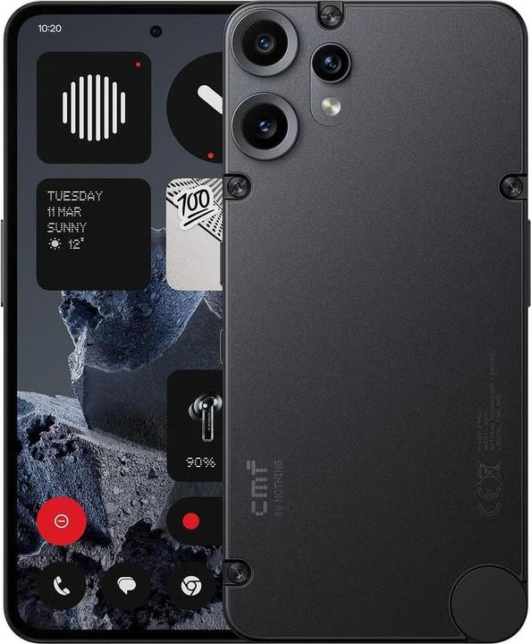 Produktbild CMF Phone 1 (128 GB, Black, Schwarz, 6.67", Dual SIM, 5G)