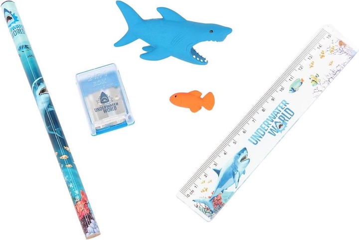 Produktbild Depesche Radiergummi Dino World Underwater Schreibset