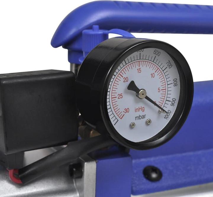 Actual product image vidaXL Single-stage vacuum pump with pressure gauge 71 L / min
