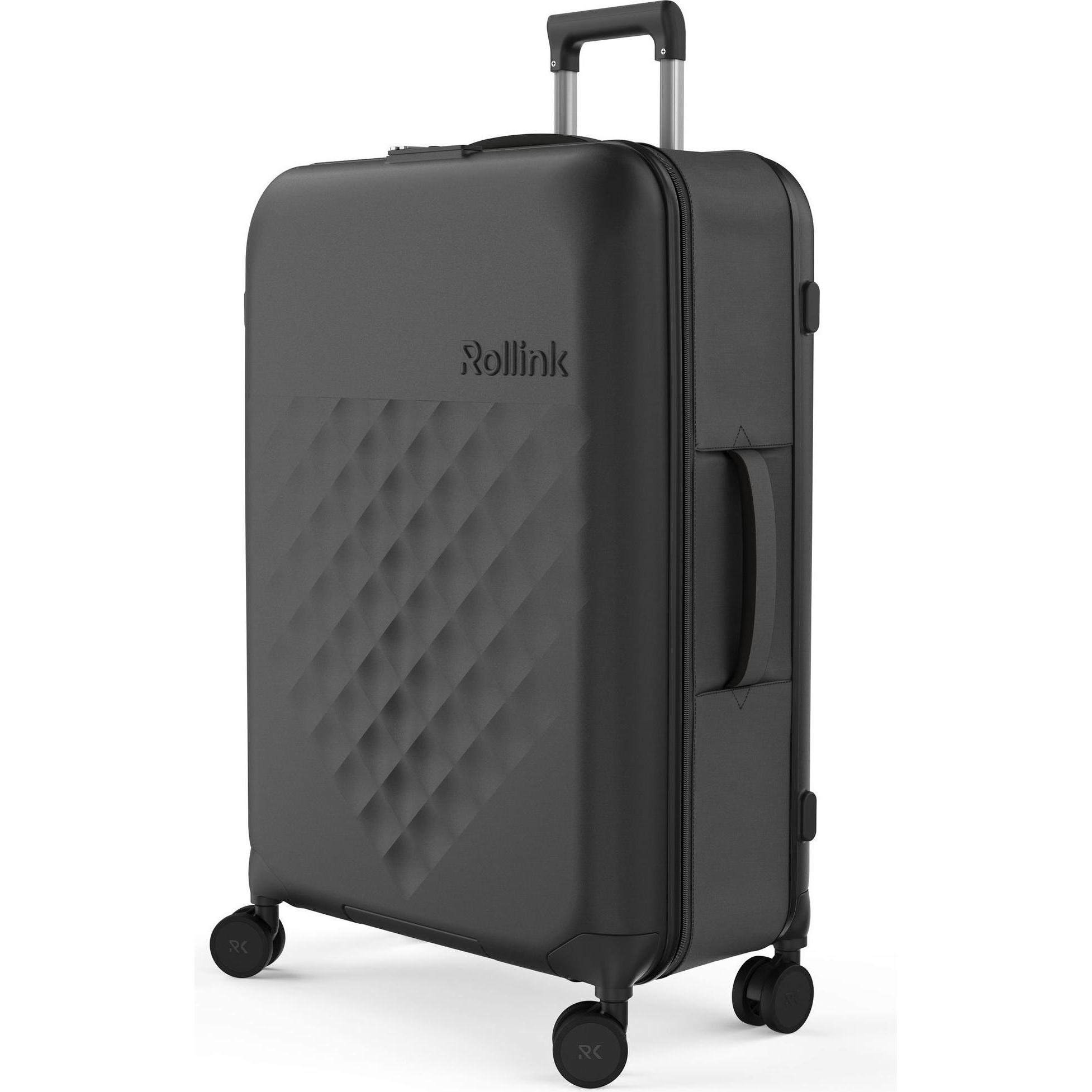 Thumbnail - Rollink, Koffer, Harde koffer / Trolley / Reiskoffer - Vega 360 - 76 cm - Zwart, Schwarz, (105 l, L (90 - 115l))