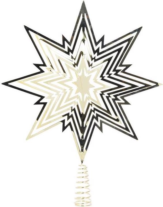 Riffelmacher Tree top star 33 cm, gold (1-part)