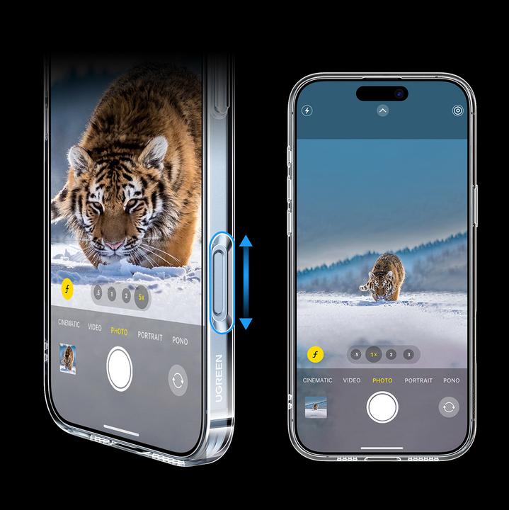 Actual product image Ugreen Classy Clear Magnetic iPhone 16 Case - Transparent (Apple iPhone 16)