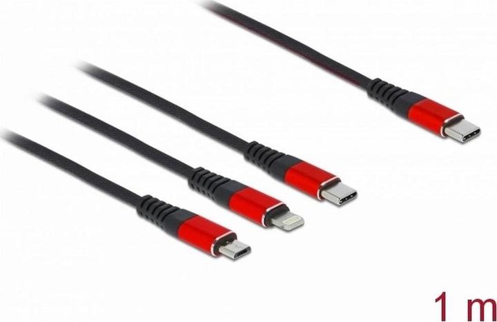 Immagine prodotto Delock USB-C-Lightning, Micro-B, Type-C (1 m, USB 2.0, 5 W)