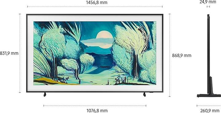Produktbild Samsung TV GQ65LS03FAUXZG (65", The Frame, QLED, 4K, 2025)