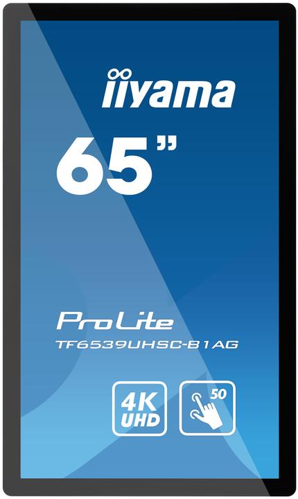 Produktbild iiyama ProLite TF6539UHSC-B1AG (3840 x 2160 Pixel, 65")
