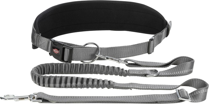 Immagine prodotto Trixie cinturino in vita con guinzaglio, nylon (M, Cane, Jogging)