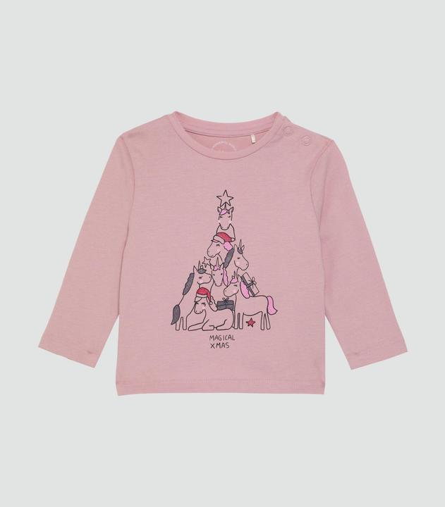 S.Oliver T-Shirt Longsleeve mit Weihnachtsmotiv (50)