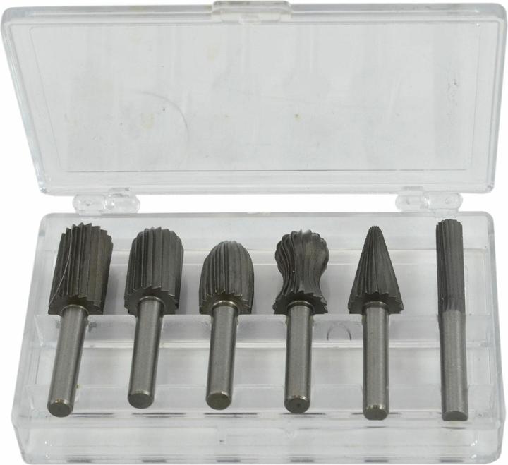 Image du produit Awtools Fraises à queue Pour métal Fi 6mm, Jeu À 6 pcs.