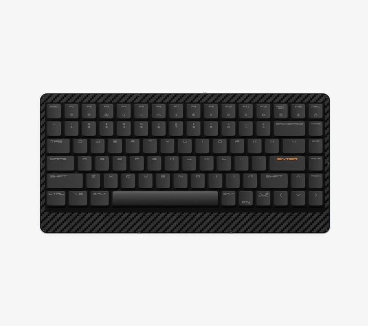 Lofree OE920 EDGE 84-Key dual mode low-profile mechanical keyboard-Metallic Silver (US)