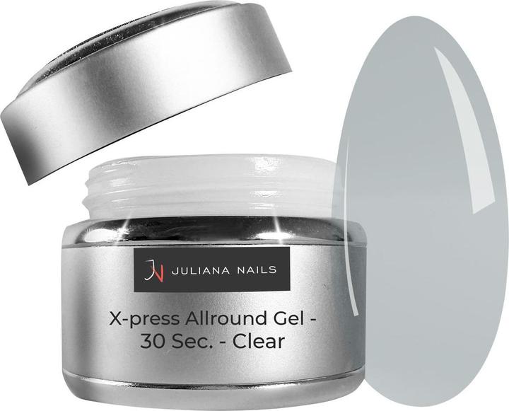 Produktbild Juliana Nails X-press Allround Gel - 30 Sec. - Clear (UV-Gel Lack)