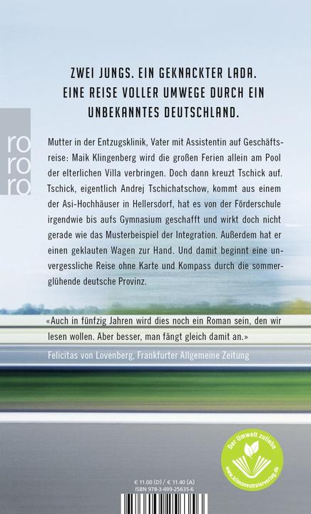 Immagine prodotto Tschick (Tedesco, Wolfgang Herrndorf, 2017)