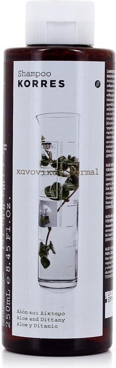 Actual product image Korres Aloe & Dittany (250 ml, Liquid shampoo)