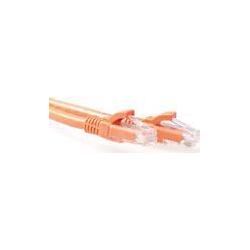 Thumbnail - ACT Orange 10 meter U/UTP CAT6A patch cable snagless with RJ45 connectors (U/UTP, CAT6a, 10 m), Netzwerkkabel