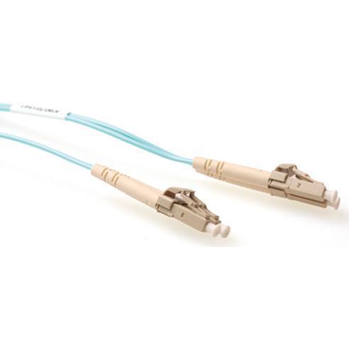 Thumbnail - ACT 1.5 meter LSZH Multimode 50/125 OM4 fiber patch cable duplex with LC connectors (1.50 m), Netzwerkkabel