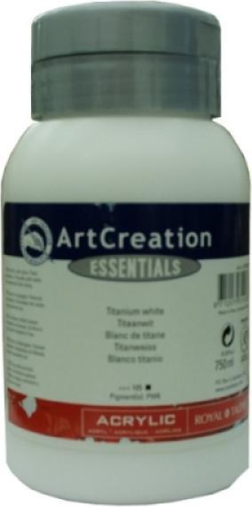 Immagine prodotto Royal Talens Vernice acrilica ArtCreation, bianco titanio, 750 ml (Bianco di titanio, 750 ml)