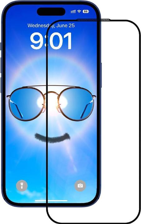 Actual product image Anank - 2.5D Anti-reflection Screen Protector - iPhone 17 Pro - Black (Apple iPhone 17 Pro)