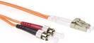 Produktbild ACT 2 meter LSZH Multimode 62.5/125 OM1 fiber patch cable duplex with LC and ST connectors (S/UTP, 2 m)